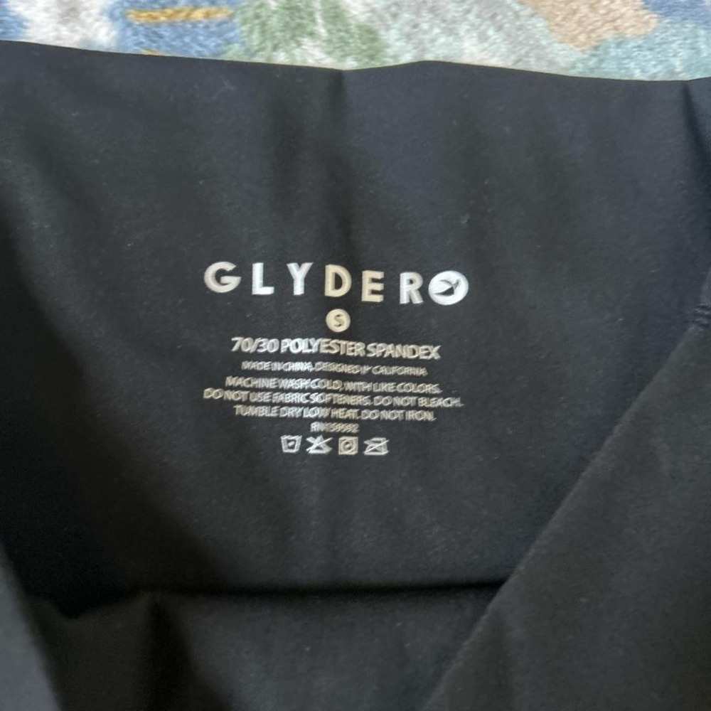 Glyder High-waisted black 7/8 leggings women's small NWT - Picture 4 of 5